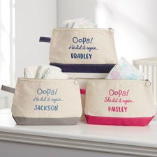 Embroidered Personalized Diaper Pouch - 31417