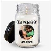 Photo Message for Her Personalized Farmhouse Candle Jar - 31451