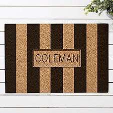 Choose Your Pattern Personalized Synthetic Coir Doormats - 31462