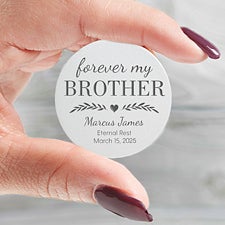 Forever My... Personalized Memorial Metal Pocket Token - 31502