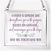My Friend Personalized Glass Suncatcher - 31517