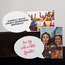 Write Your Own Personalized Speech Bubble Photo Frame - 31527