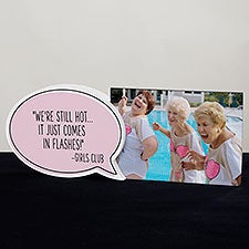 Things They Say Personalized Speech Bubble Photo Frame - 31530