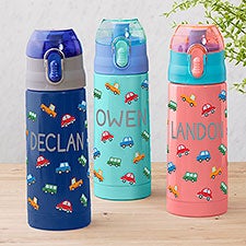 Outer Space Personalized With Name Kids Water Bottle Tumblers -  LemonsAreBlue