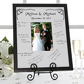 Personalized Wedding and Anniversary Signature Mat Picture Frames - 3160