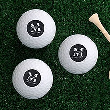 Lavish Groomsmen Wedding Personalized Golf Balls - 31624