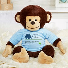 New Arrival Personalized Baby Plush Monkey  - 31627