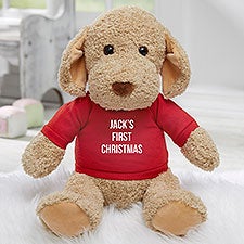 First Christmas Personalized Plush Dog - 31728