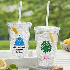 Choose Your Icon Personalized Nature Insulated Tumbler for Kids - 31758