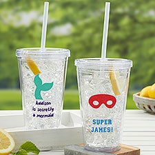 Choose Your Icon Personalized Fantasy Insulated Tumbler for Kids - 31760