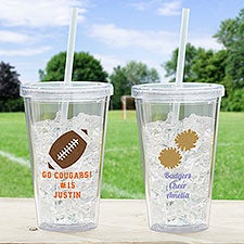 Choose Your Icon Personalized Sports Insulated Tumbler for Kids - 31763