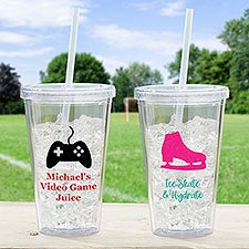 Choose Your Icon Personalized Hobby Insulated Tumbler for Kids - 31764