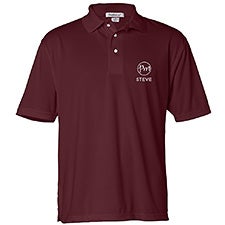 2021 PMall Maroon MESH Polo Shirt - 31771