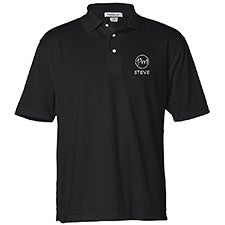 2021 PMall Black MESH Polo Shirt - 31772