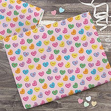 Conversation Hearts Personalized Wrapping Paper - 31800