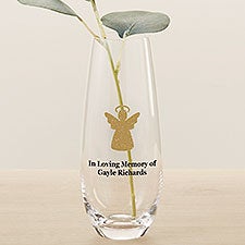 Choose Your Icon Personalized Memorial Printed Bud Vase - 31814