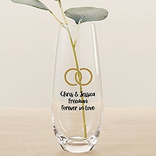 Choose Your Icon Personalized Wedding Printed Bud Vase - 31816