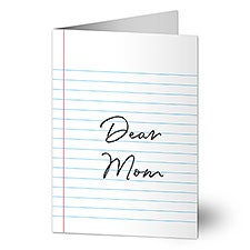 Letter to Mom Personalized Mothers Day Cards - 31853