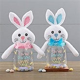 Some Bunny Loves You Personalized Easter Bunny Candy Jars - 31878