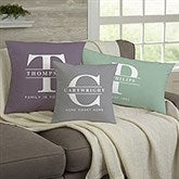 Lavish Last Name Personalized Throw Pillows - 31903