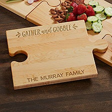 Gather & Gobble Personalized Puzzle Piece Cutting Boards - 31961