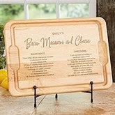 Favorite Family Recipe Personalized Hardwood Cutting Boards - 32003