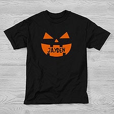 Jack-o-Lantern Personalized Halloween Kids Shirts - 32005