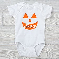 Jack-o-Lantern Personalized Halloween Baby Clothing - 32007