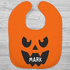 Jack o Lantern Personalized Halloween Baby Bibs - 32008