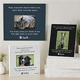 Pet Memorial Personalized Picture Frames - 32017