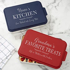 Recipe For a Special Grandma Personalized Cake Pan with Lid - 32059