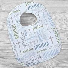Christening Day For Him Personalized Baby Bibs - 32068