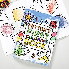 My First Coloring Book Personalized Coloring Book  Crayon Set - 32100