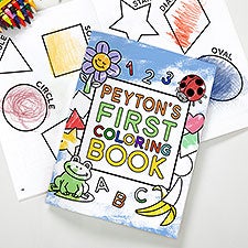 My First Coloring Book Personalized Coloring Book & Crayon Set - 32100