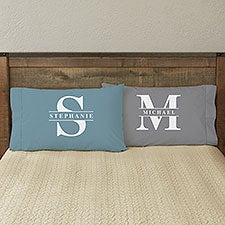 Lavish Last Name Personalized Pillowcase - 32106