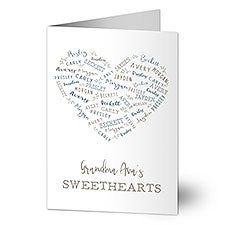 Farmhouse Heart Personalized Greeting Cards - 32159
