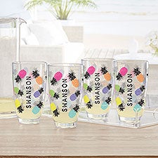 Pineapple Party Personalized Tritan Unbreakable Tumblers - 32171