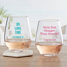 Expressions Personalized Tritan Unbreakable Wine Glass - 32173