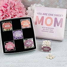 You Are One Sweet Mom Personalized Premium Gift Box with Candy Favor Cubes - 32193D