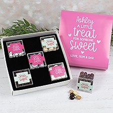 A Treat for Someone Sweet Personalized Premium Gift Box with Candy Favor Cubes - 32237D