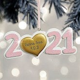 2021 Baby Girl Personalized Ornament - 32286