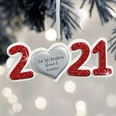 2021 Couples Personalized Ornament - 32288