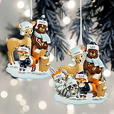 Woodland Family Personalized Ornaments - 32294