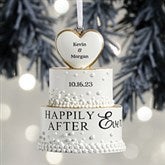 Wedding Cake Personalized Ornament - 32299