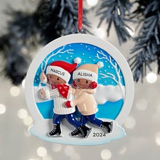 Ice Skating Personalized Couples Ornament - 32301