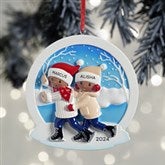 Ice Skating Personalized Couples Ornament - 32301