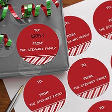 Personalised Christmas Stickers, Gift Labels For Presents