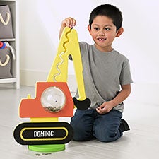 Excavator Personalized 23quot; Piggy Bank  - 32326