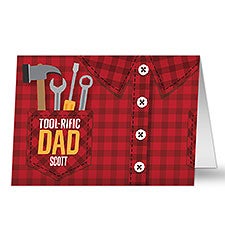 Tool-Rific Dad Personalized Father's Day Greeting Cards - 32343