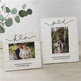 Drawn Together By Love Personalized Wedding Shiplap Frames - 32375